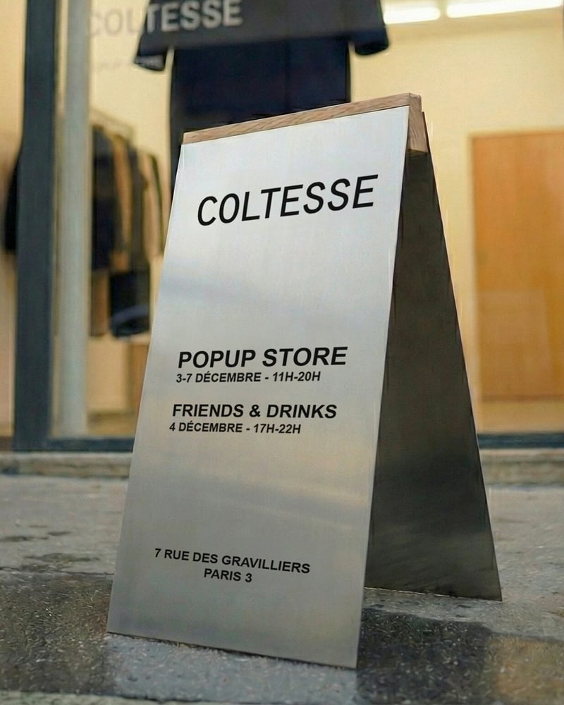 La marque Coltesse présente sa collection hiver au 7 rue des Gravilliers, à Paris