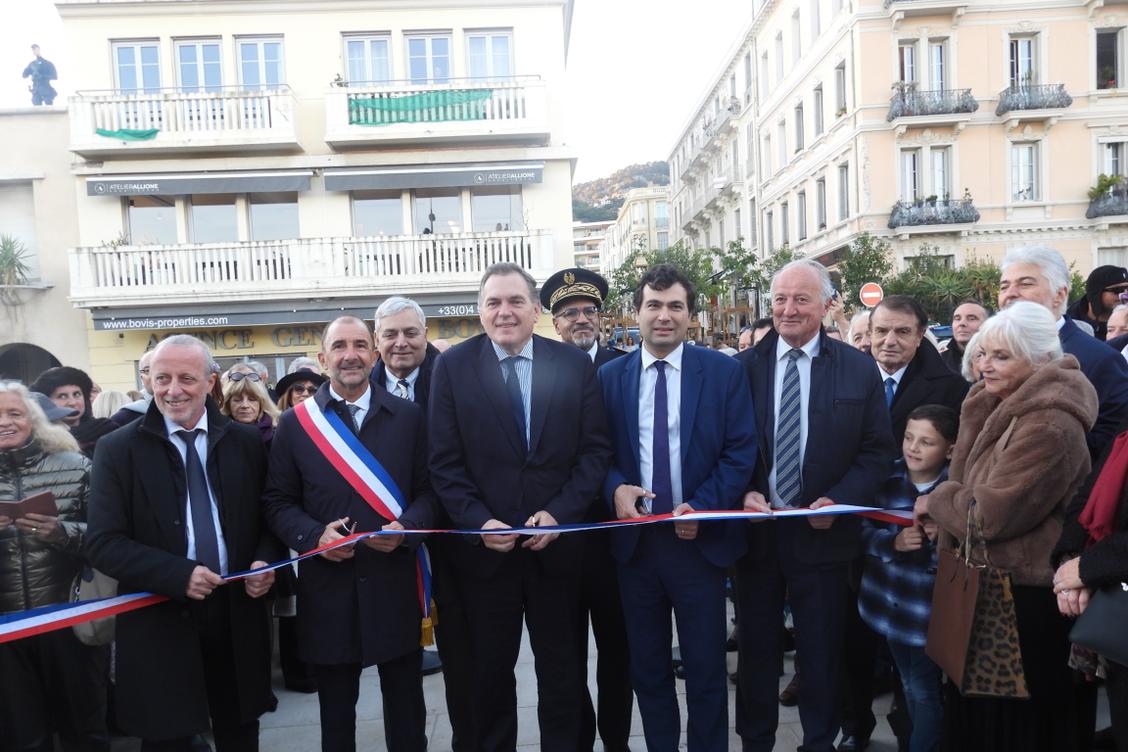 Le nouveau parvis de la gare de Beaulieu-sur-Mer inauguré ce vendredi