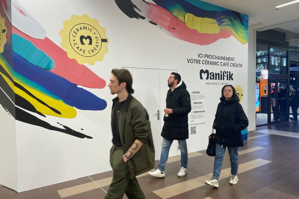 Les travaux sont encore en cours dans le futur café céramique Manifik de Rivetoile.