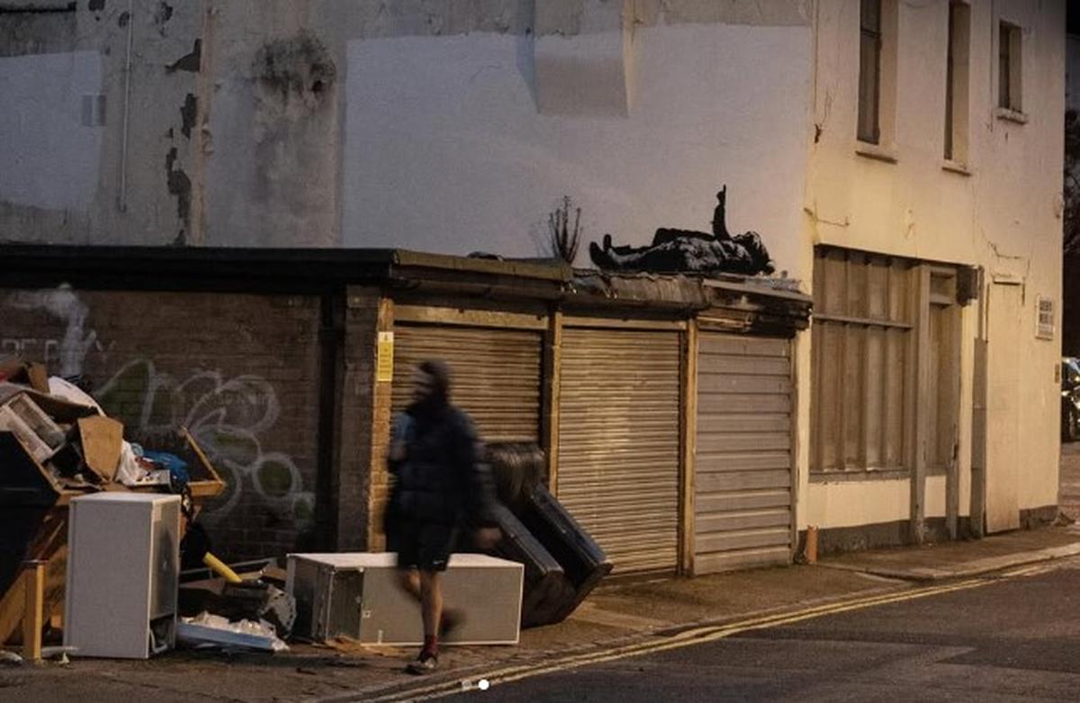 Un nouveau graf du célèbre street artiste Bansky apparaît à Londres