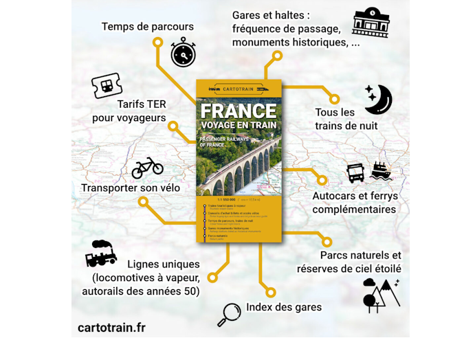 Cartotrain : Tout savoir sur le réseau ferré en France et en Europe