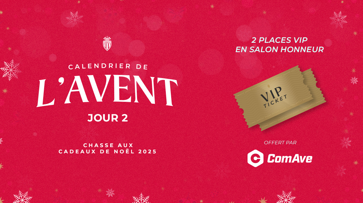 L'AS Monaco te couvre de cadeaux avec son calendrier de l'Avent !