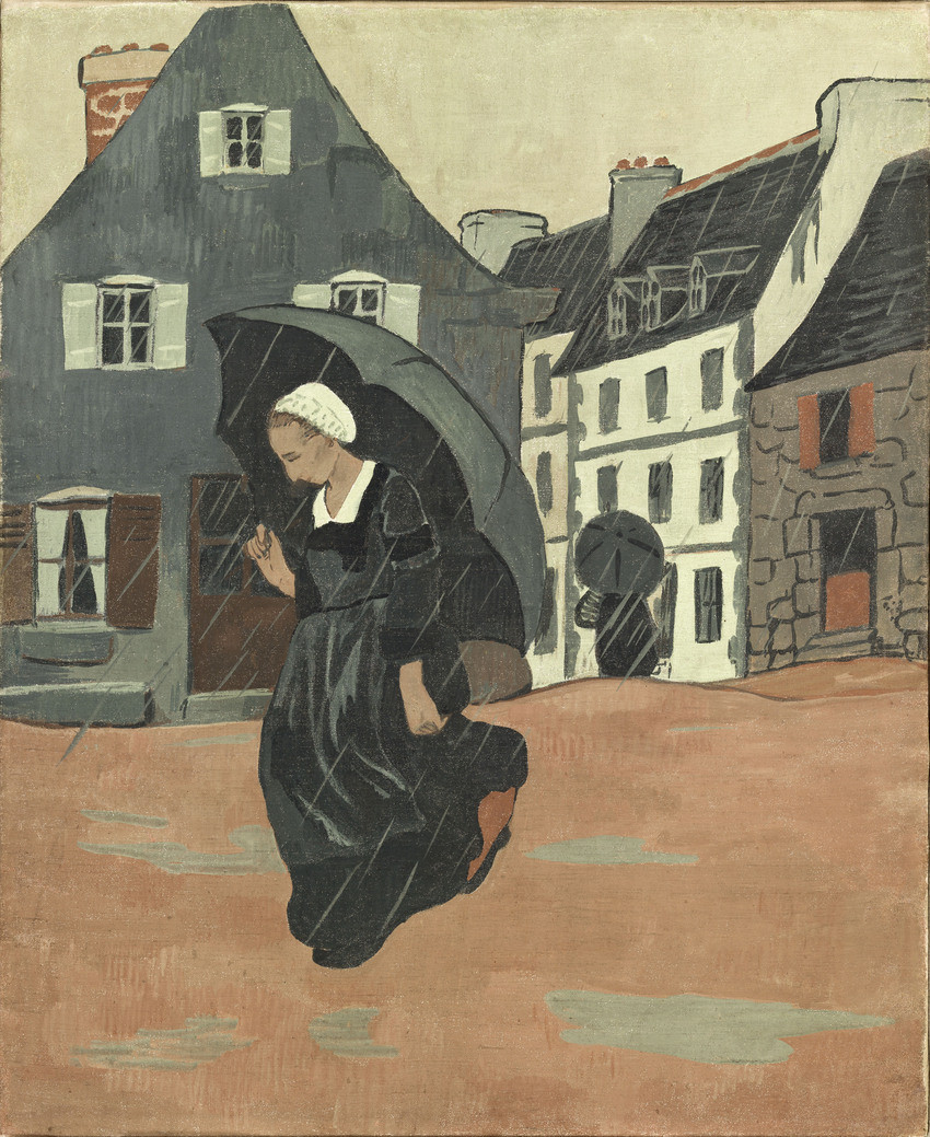 Paul Sérusier, L’Averse, 1893, huile sur toile, 73 x 59,6 cm. Inv. RF1981-7. Paris, Musée d’Orsay. © Musée d’Orsay, Dist. GrandPalaisRmn / Patrice Schmidt