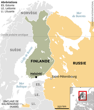 Finlande et Russie partagent 1 340 kilomètres de frontière commune.