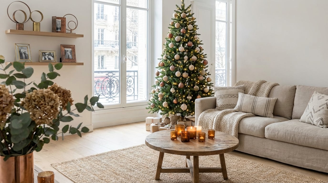 Ce noël 2025, cette tendance déco chic remplace les guirlandes criardes et enveloppe votre salon d’une lueur douce (si vous évitez cette erreur) Le Journal de la Maison.