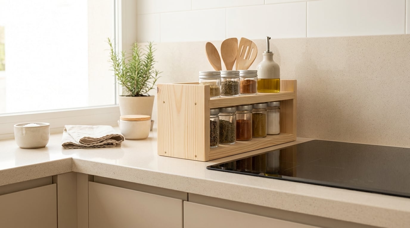 Cet accessoire Ikea en bois à moins de 8 € change tout si votre plan de travail est toujours en bazar