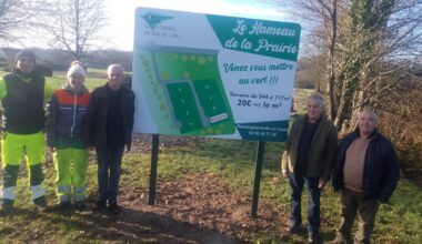 8 terrains à vendre dans ce futur lotissement