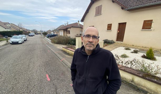 Christophe a assisté à la fin de la scène qui a coûté la vie à son voisin d’en face. Photo Christophe Gobin