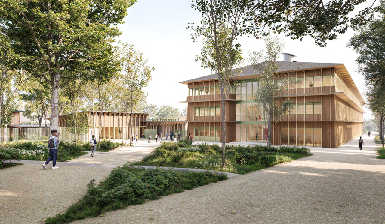 à Rennes, le futur collège Beauregard se dévoile