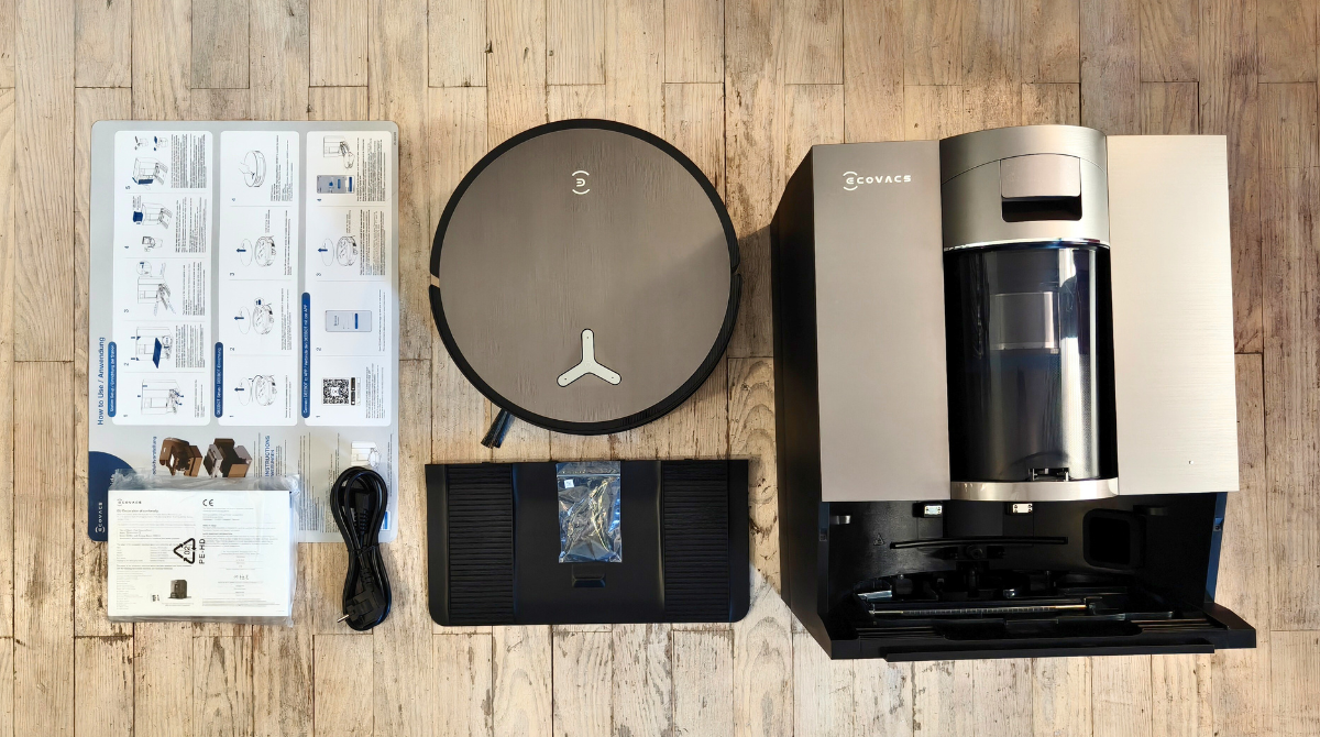 Composants de la boîte ecovacs X11 omnicyclone