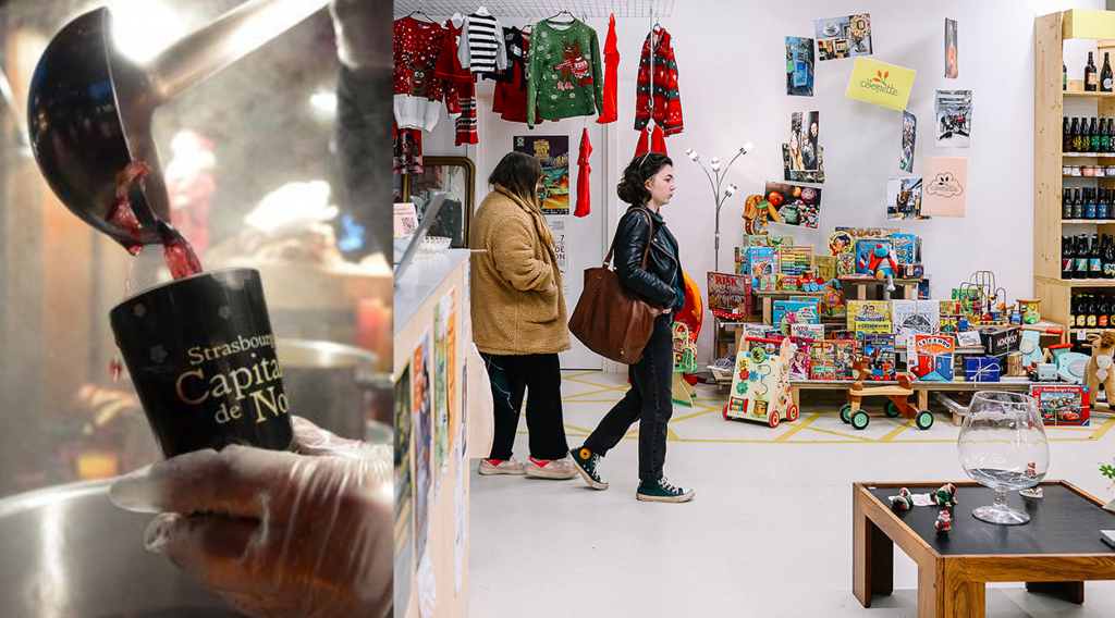 un marché de Noël couvert de 470 m2 ouvre ses portes au Port du Rhin