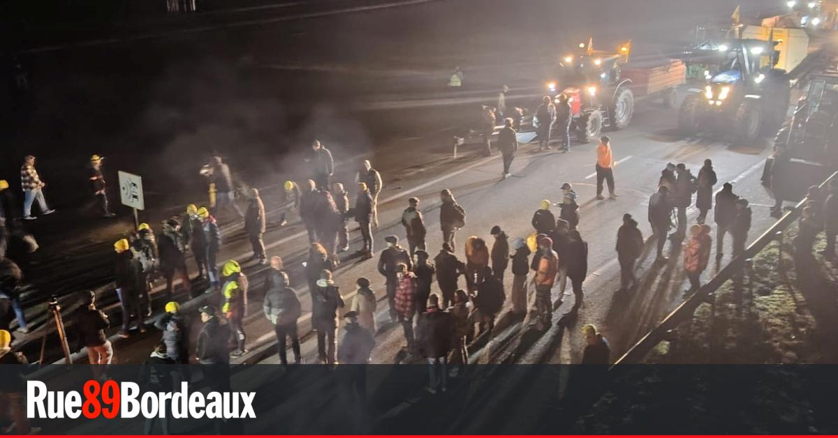 La Coordination Rurale 33 bloque l'A63 au sud de Bordeaux