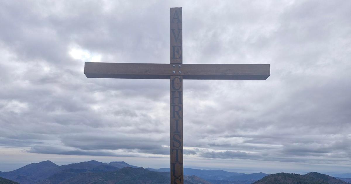 près de Nice, une troisième croix installée... sans autorisation