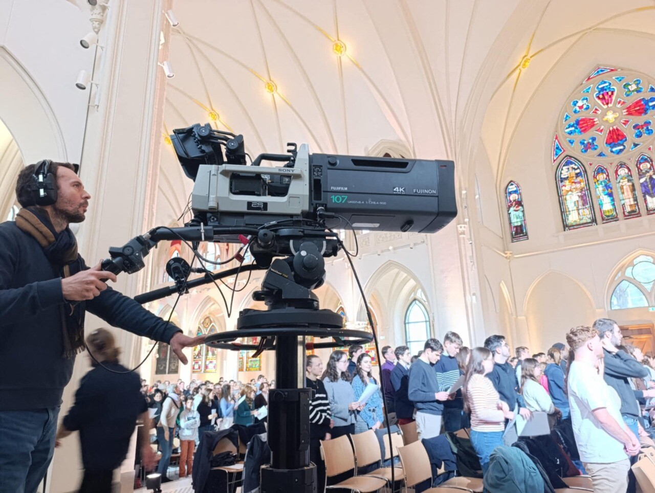 dans les coulisses d'une célébration particulière à la Catho