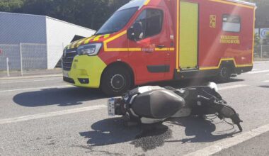 une jeune femme de 23 ans gravement blessée à scooter