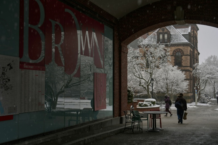 Le campus de l'université Brown, à Providence (Rhode Island), le 14 décembre 2025 ( AFP / Bing Guan )