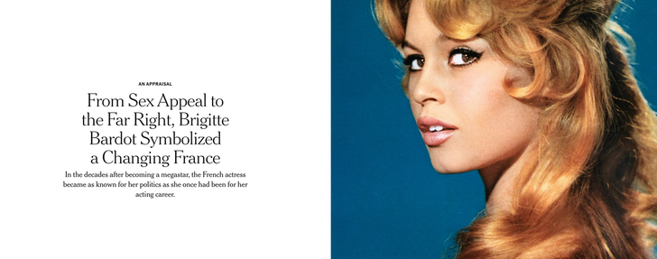 L’article du « New York Times » paru après la mort de Brigitte Bardot.