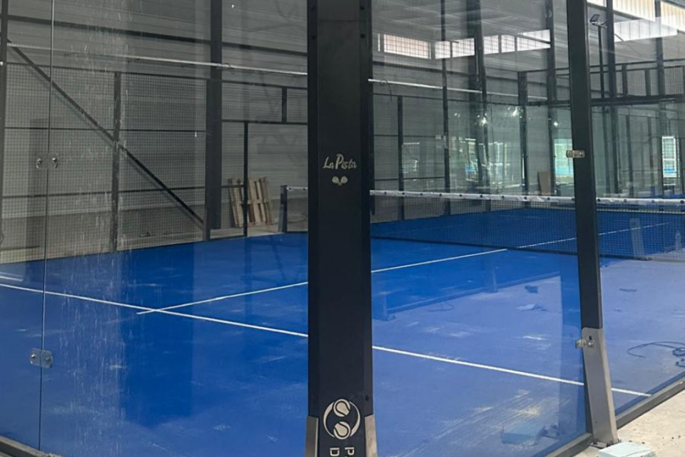 L'un des 11 nouveaux terrains en intérieur.