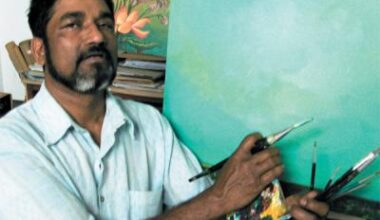 En Inde Dev Chooramun expose à la galerie AIFAC