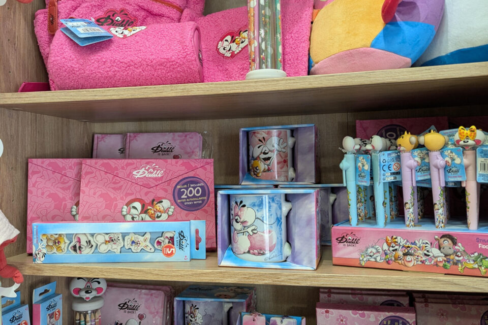 Les produits Diddl occupent un espace spécifique depuis le retour de la marque.