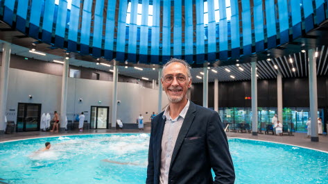 Didier Ringwald dirige le site Nancy thermal.  Photo Séverine Kichenbrand