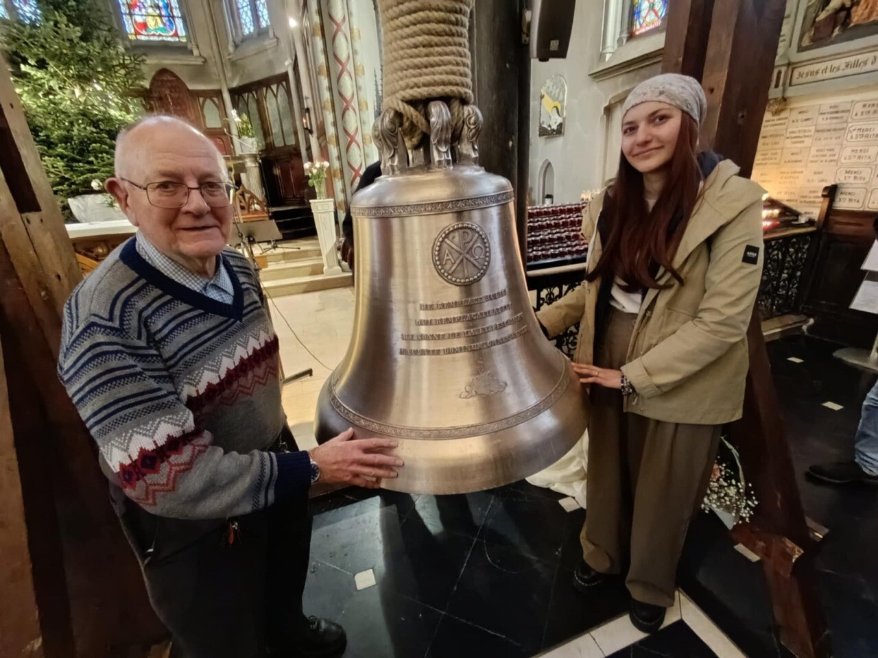 Après 40 ans de silence, on entendra à nouveau la cloche à Vendeville dès Noël, sa marraine a 27 ans