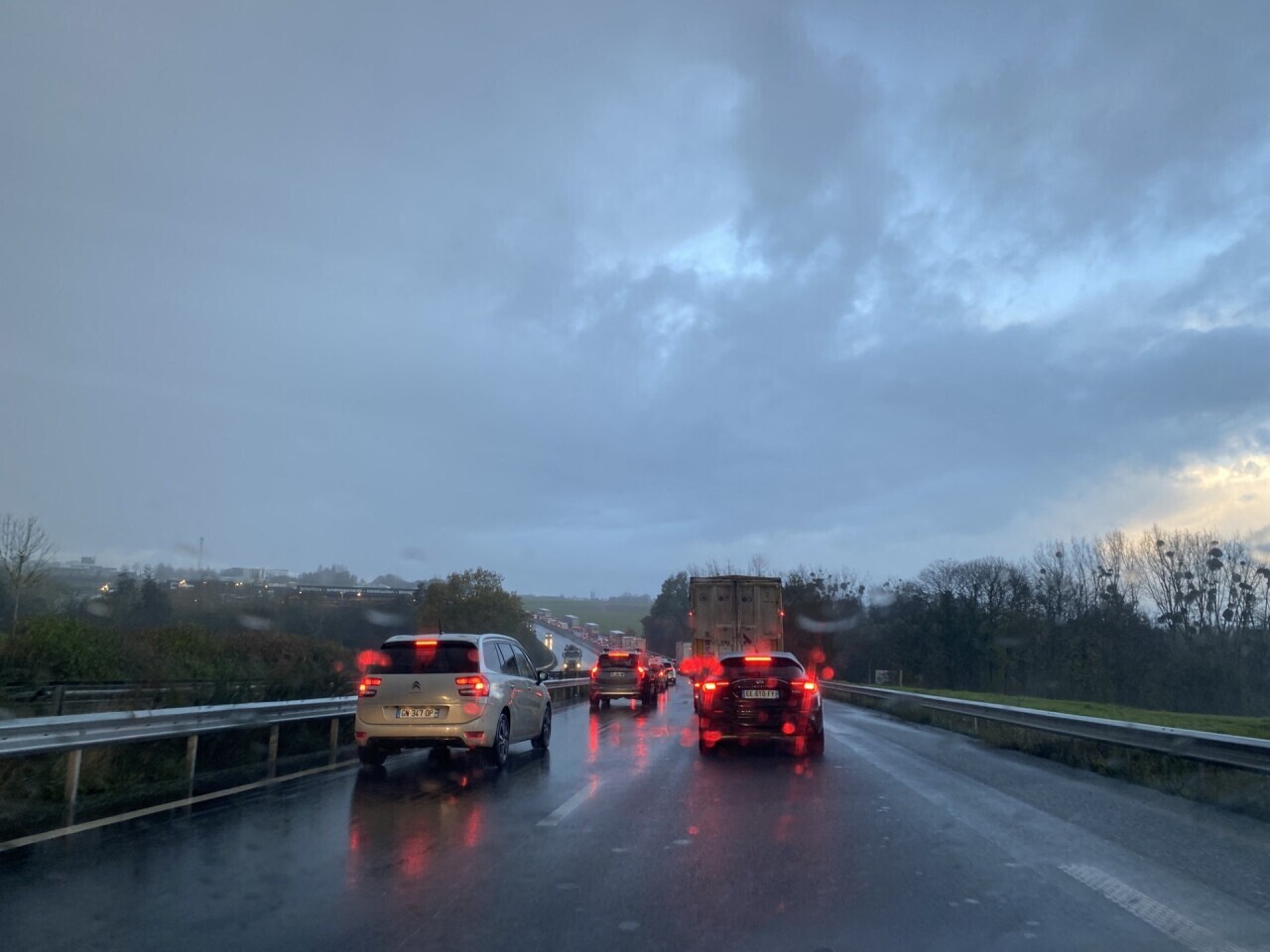 60 km de bouchons sur le périphérique