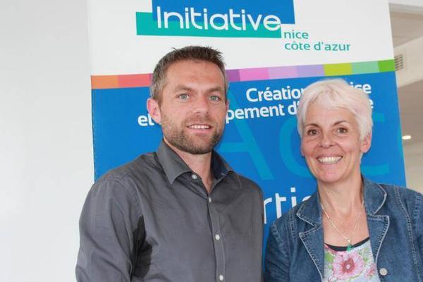 Sébastien Bertoni et Véronique Pince, le président et la directrice de la plateforme niçoise d'Initiative. Sébastien Bertoni et Véronique Pince, le président et la directrice de la plateforme niçoise d'Initiative.