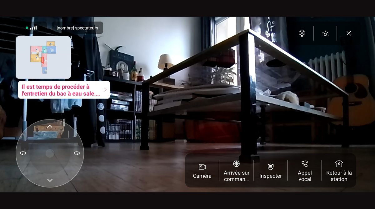 ecovacs X11 omnicyclone gestionnaire vidéo