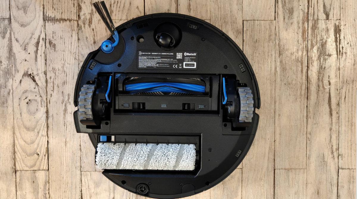 ecovacs X11 omnicyclone vu de dessous