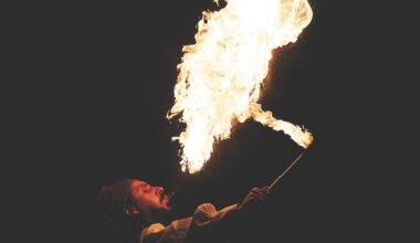 un spectacle gratuit de cracheurs de feu vous attend ce vendredi !