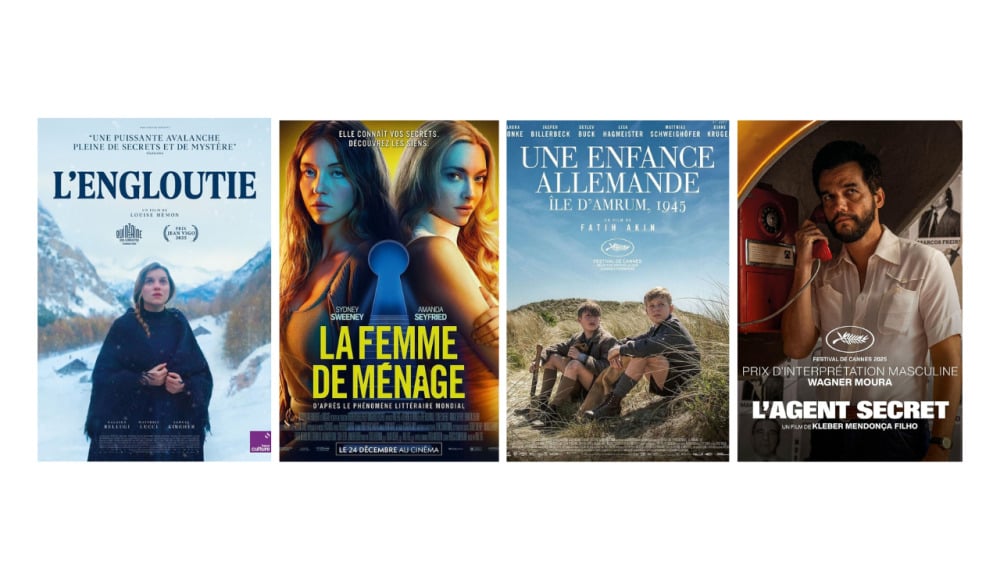 "L'Engloutie", "La femme de ménage", "Une enfance allemande", "L'agent secret"