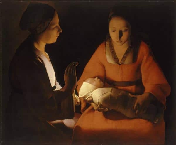 Georges de La Tour - Le Nouveau-Né