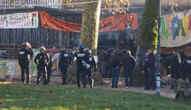 Expulsion des occupants de l'ex Bobine, le 10 décembre 2025. © Joël Kermabon - Place Gre'net