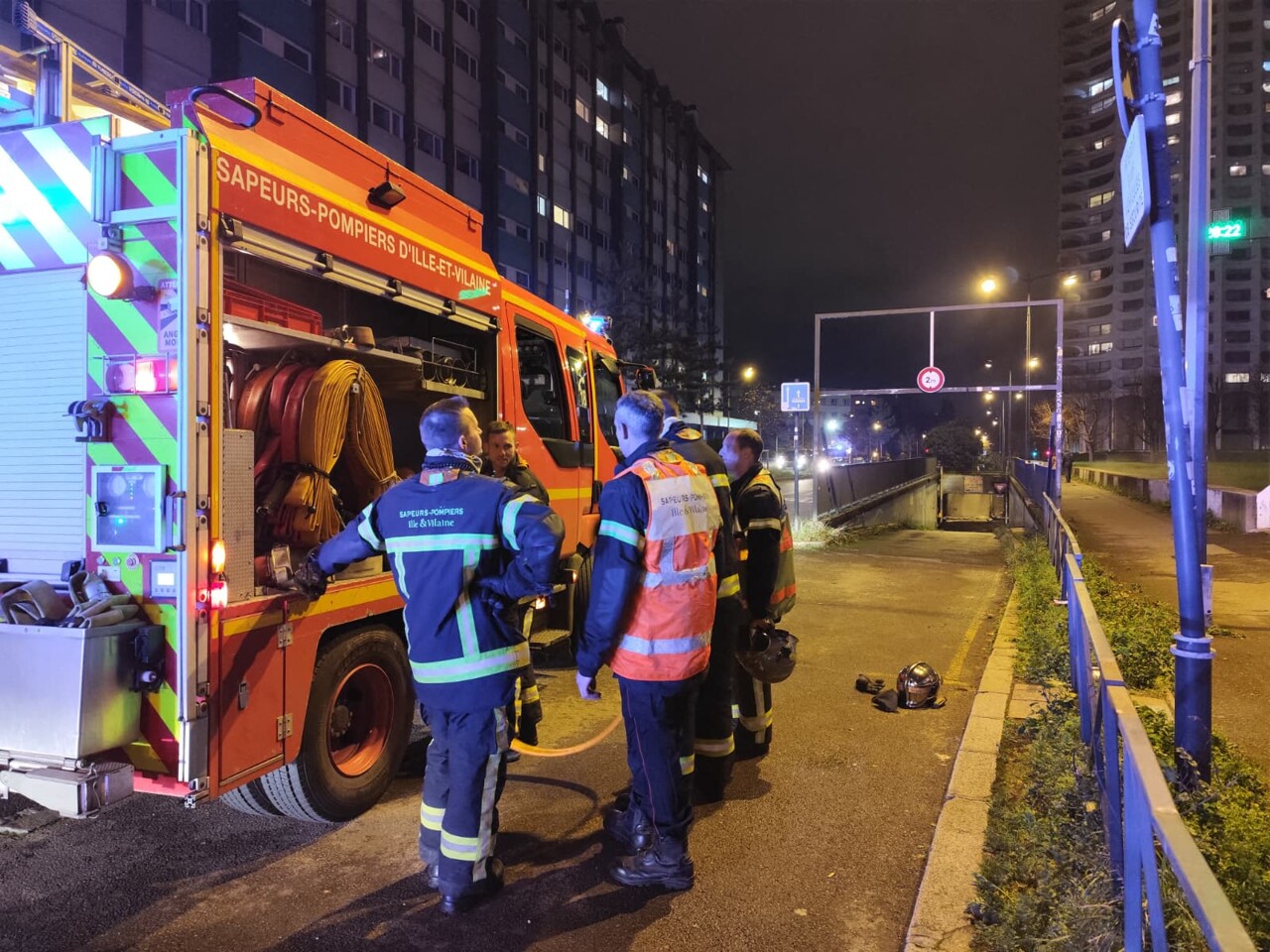 départ de feu dans un souterrain près des Horizons, les pompiers interviennent