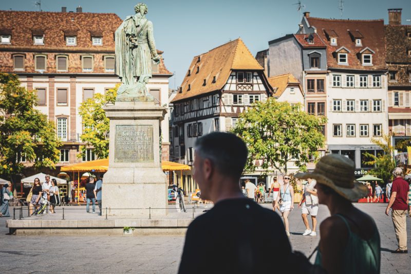Place Kléber en été