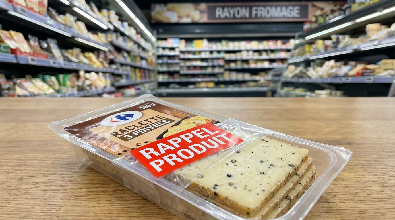 Fromage à raclette : ce produit U rappelé partout en France, la Listeria peut frapper jusqu’à 8 semaines après