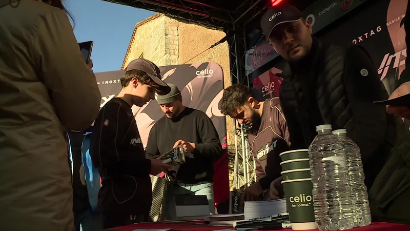 Inoxtag est venu à la rencontre de ses fans de Dordogne.