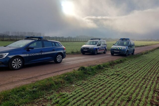 La gendarmerie est également sur place. (© EA/76actu)