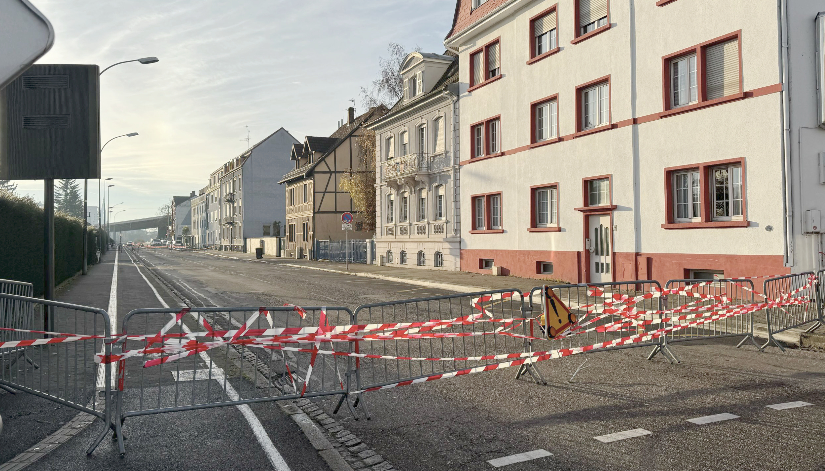 à Schiltigheim, 10 personnes relogées et une route toujours fermée