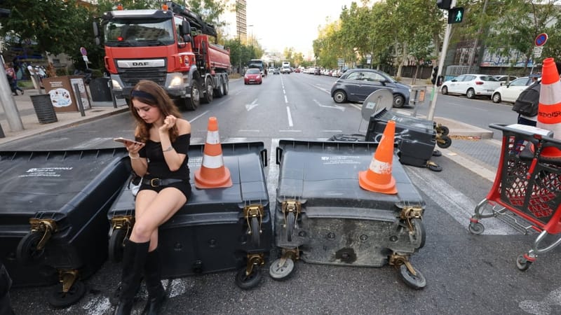 5. Cette image, capturée lors des grèves et manifestations du 10 septembre dans le cadre du mouvement "Bloquons tout", met en lumière une scène à la fois étonnante et révélatrice du climat de cette journée de mobilisation. Au cœur d'un important axe...