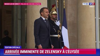Guerre en Ukraine : Zelensky arrive à l'Elysée
