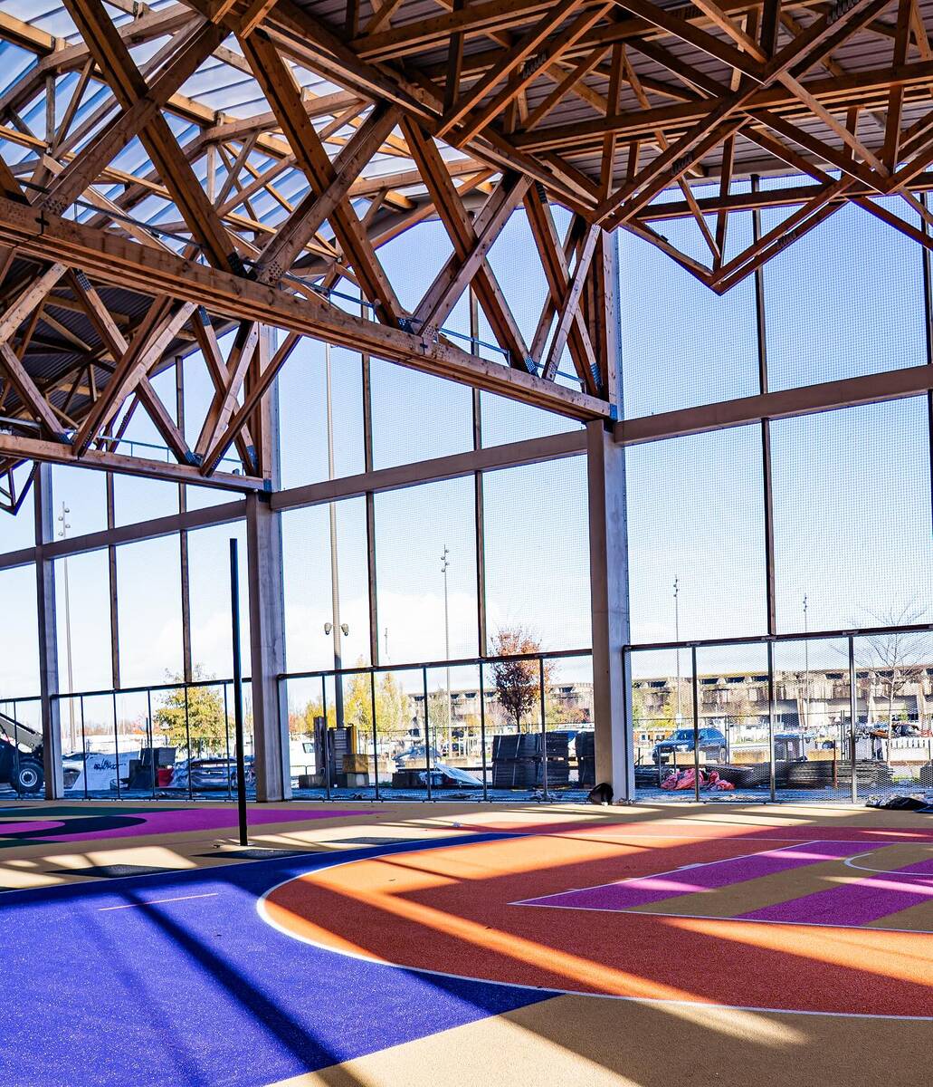 Terrain de basket couvert à Bordeaux
