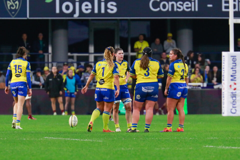 Les filles de l'équipe de rugby féminin de Clermont sont actuellement co-leaders de l'Elite 1 avec 6 victoires en 6 journées.
