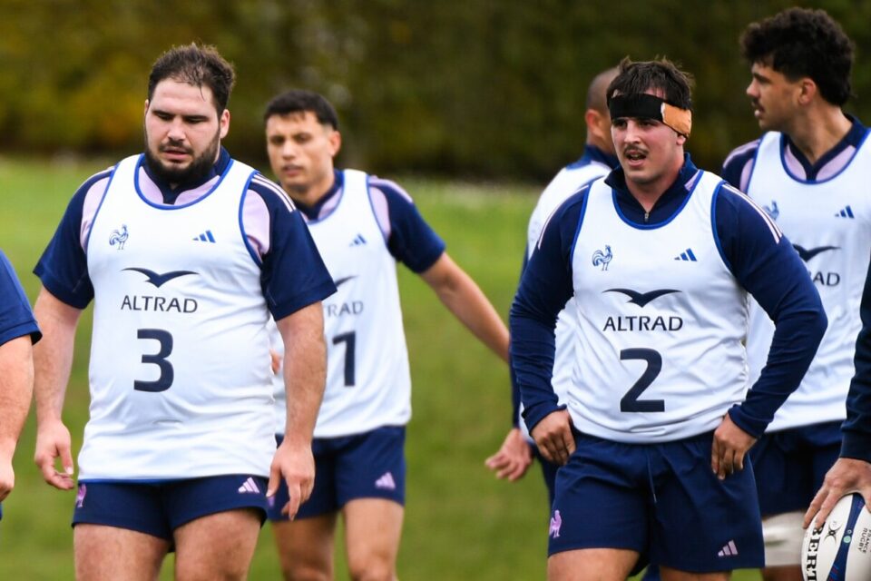 Barnabé Massa (à droite) ici à Marcoussis aux côtés de son ami, ancien Grenoblois lui aussi : Régis Montagne.