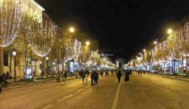sur les Champs-Élysées, un dispositif de sécurité et de circulation renforcé