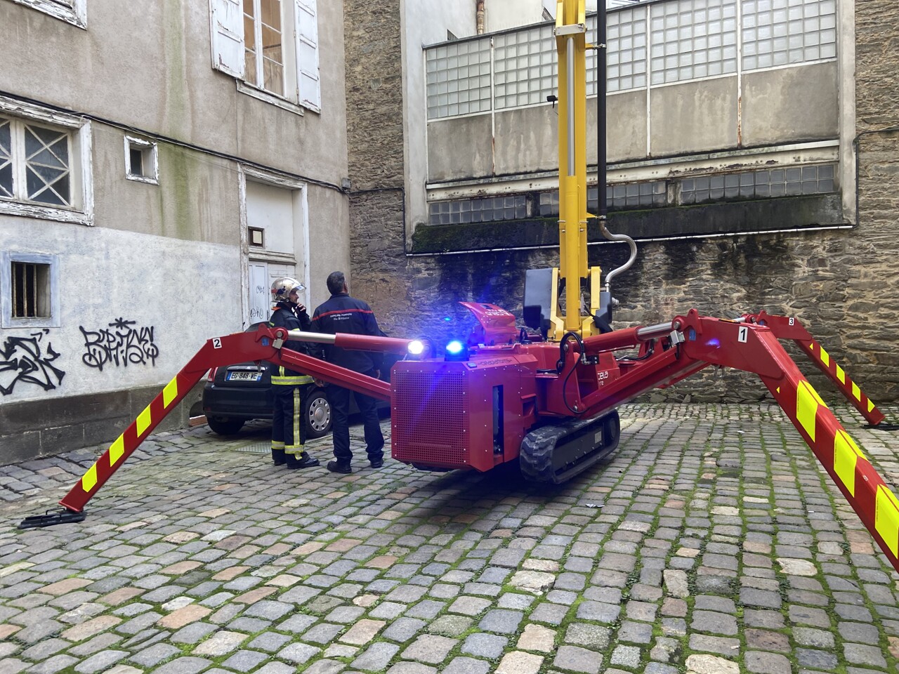 Vidéo. C'est quoi "Spider", ce nouvel outil qu'utiliseront bientôt les pompiers à Rennes ?