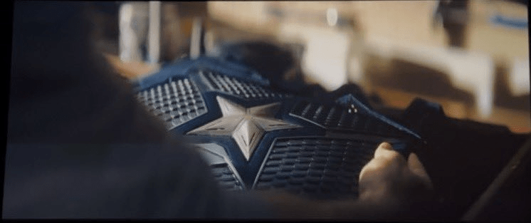 La tenue de Captain America dans le trailer en fuite.