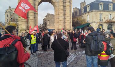 Les « Fauchés solidaires » manifestent à La Victoire contre la « guerre aux précaires »