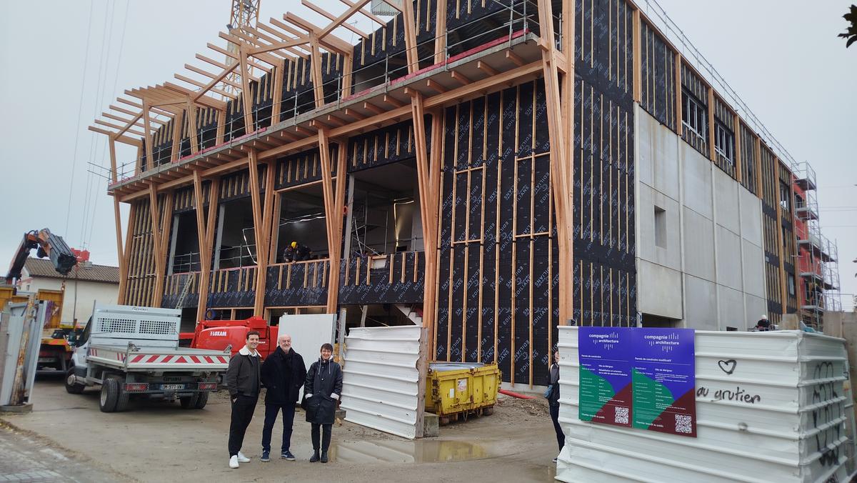 entre rénovation et extensions, dans le chantier du Krakatoa de Mérignac